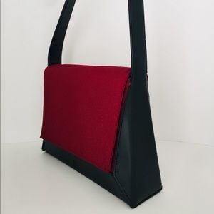 DKNY City Black and wine shoulder bag